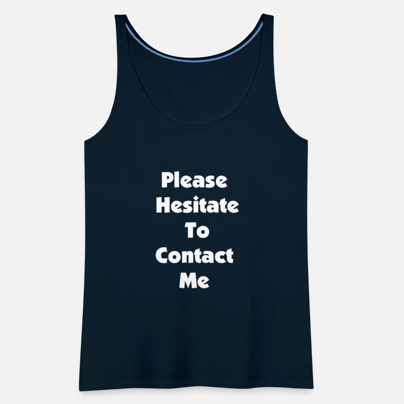 "please hesitate to contact me" in plain white let