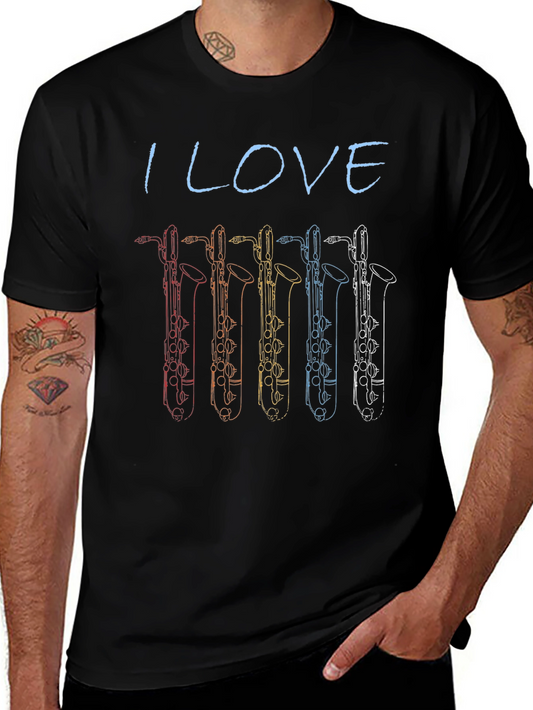 I Love Bass Clarinet T-Shirt
