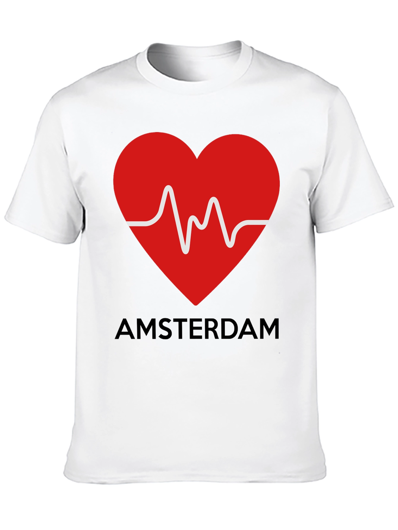 Amsterdam Heartbeat Graphic Tee