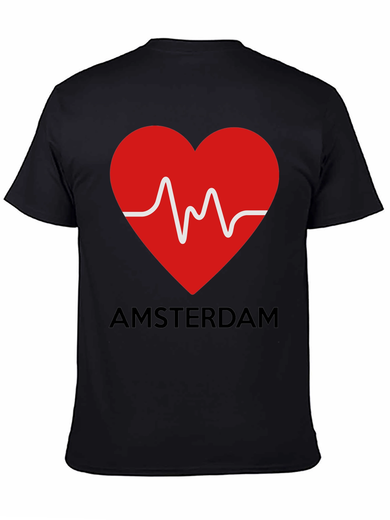 Amsterdam Heartbeat Graphic Tee