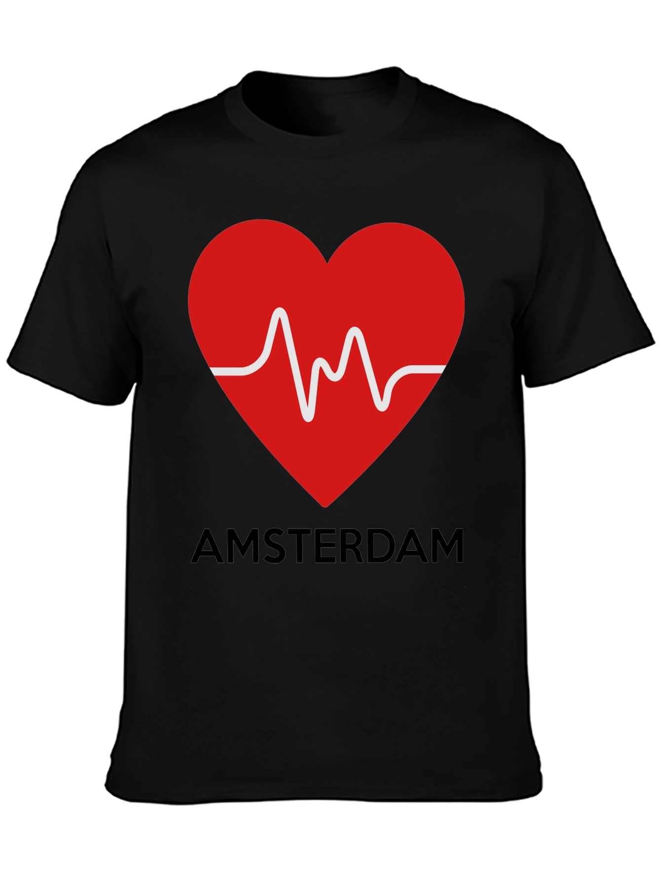 Amsterdam Heartbeat Graphic Tee