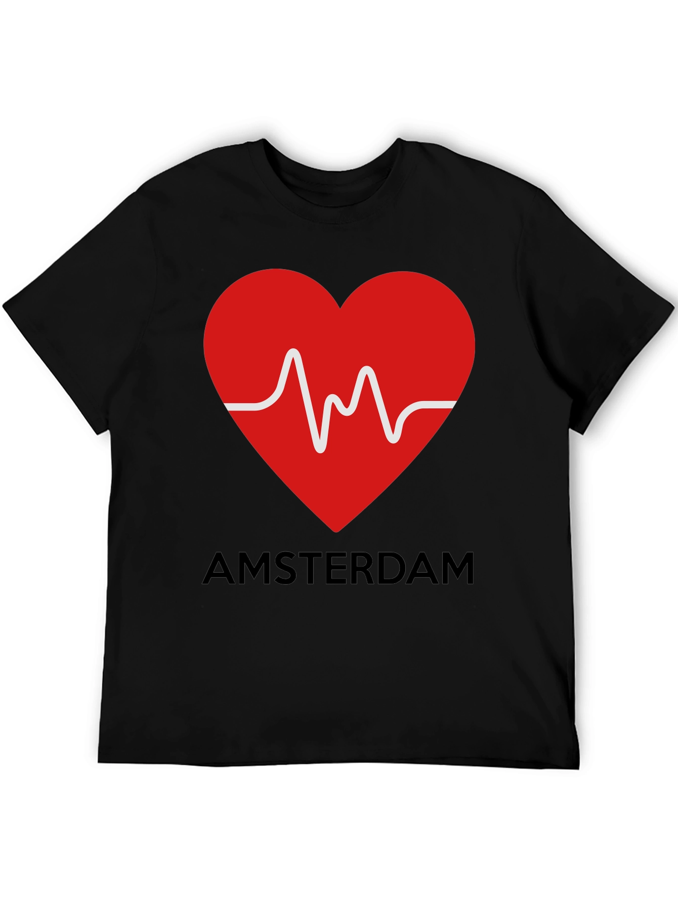 Amsterdam Heartbeat Graphic Tee