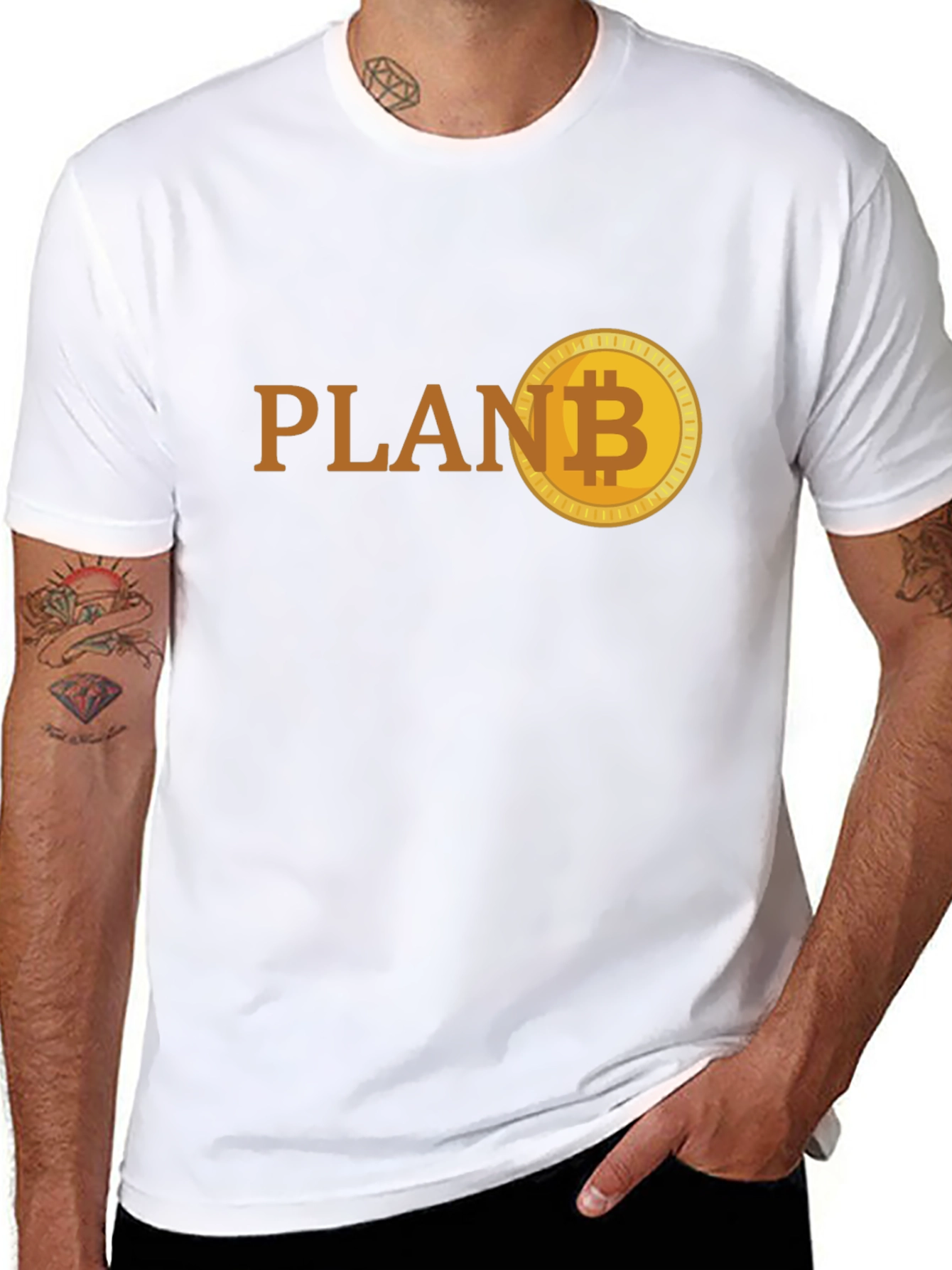 Plan B Bitcoin Tee - Crypto Investor Shirt