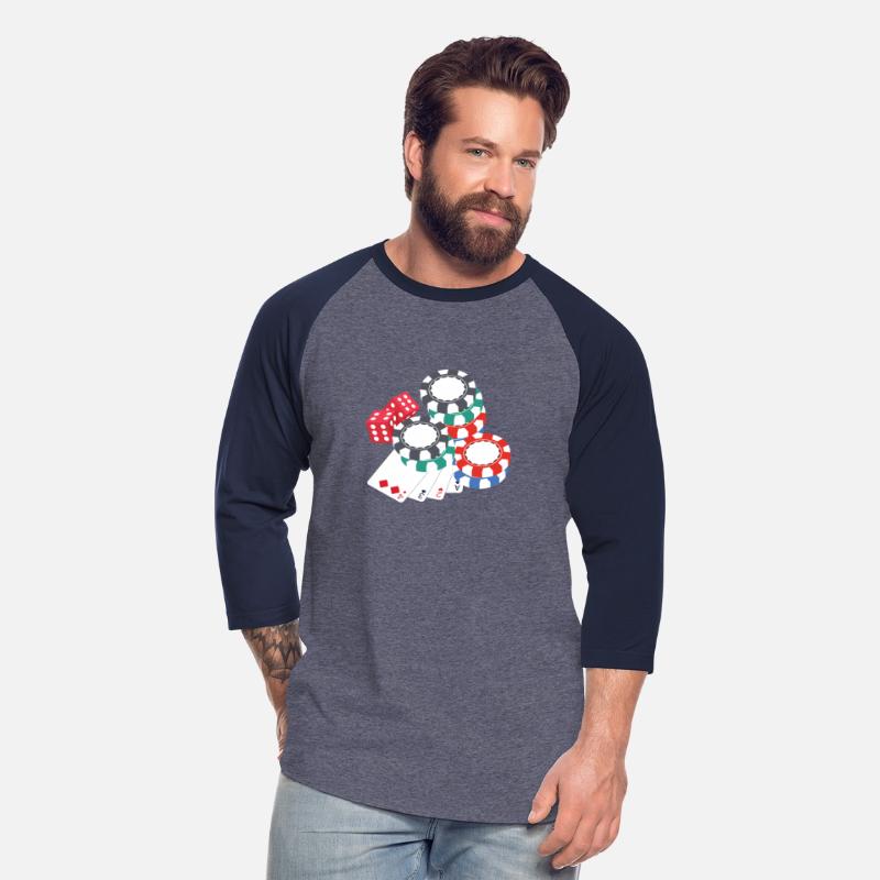 Poker Cards Chips Design for Gambling Poker Fans