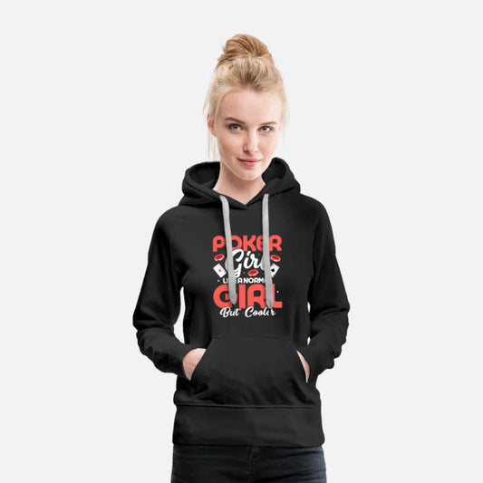 Poker Girl Like A Normal Girl But Cooler Card Play