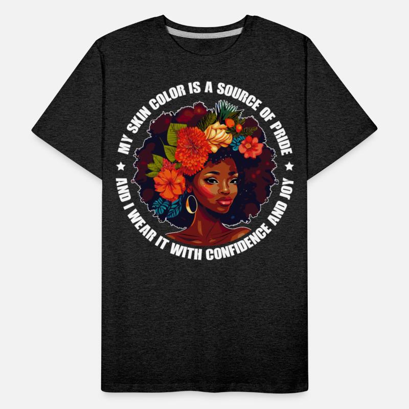 Positive Self Love Affirmation Black Afro Flower G
