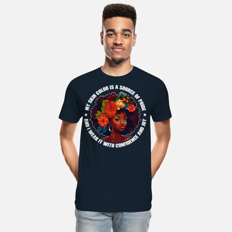 Positive Self Love Affirmation Black Afro Flower G