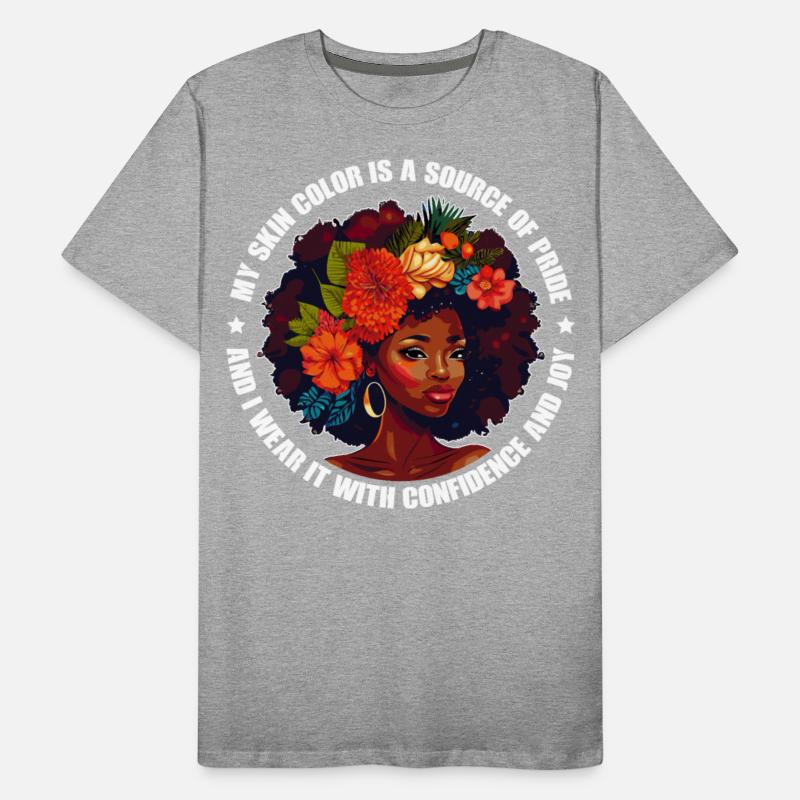 Positive Self Love Affirmation Black Afro Flower G