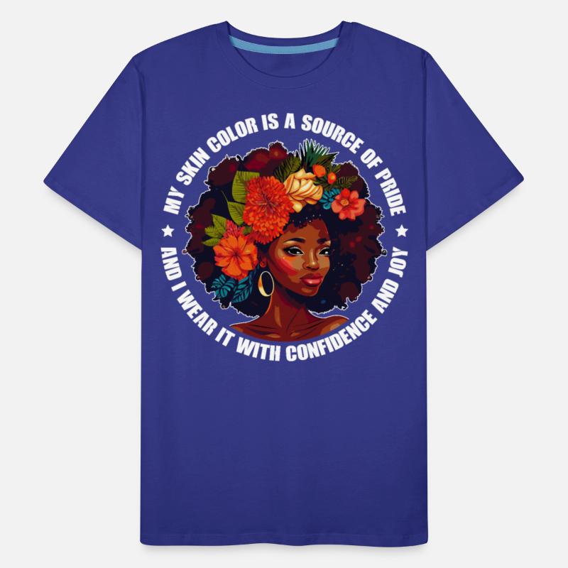 Positive Self Love Affirmation Black Afro Flower G