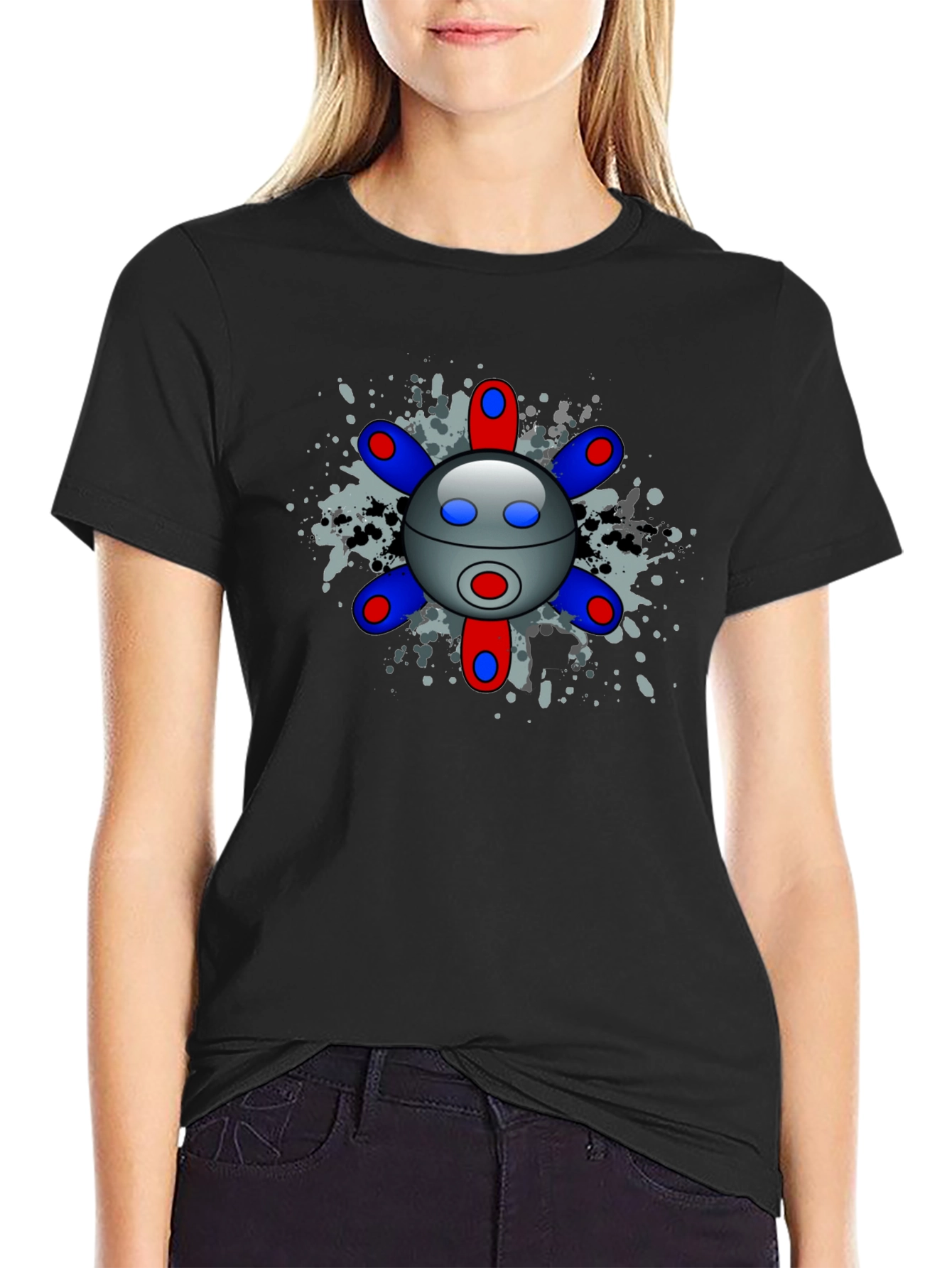 Atomic Robot Graphic Tee - Fun Unique Design