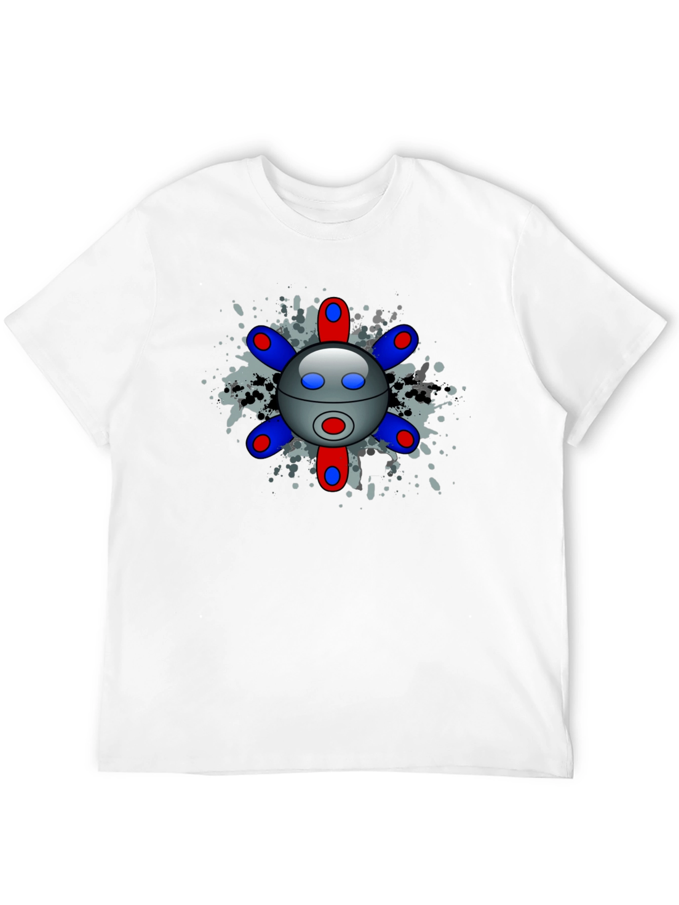 Atomic Robot Graphic Tee - Fun Unique Design