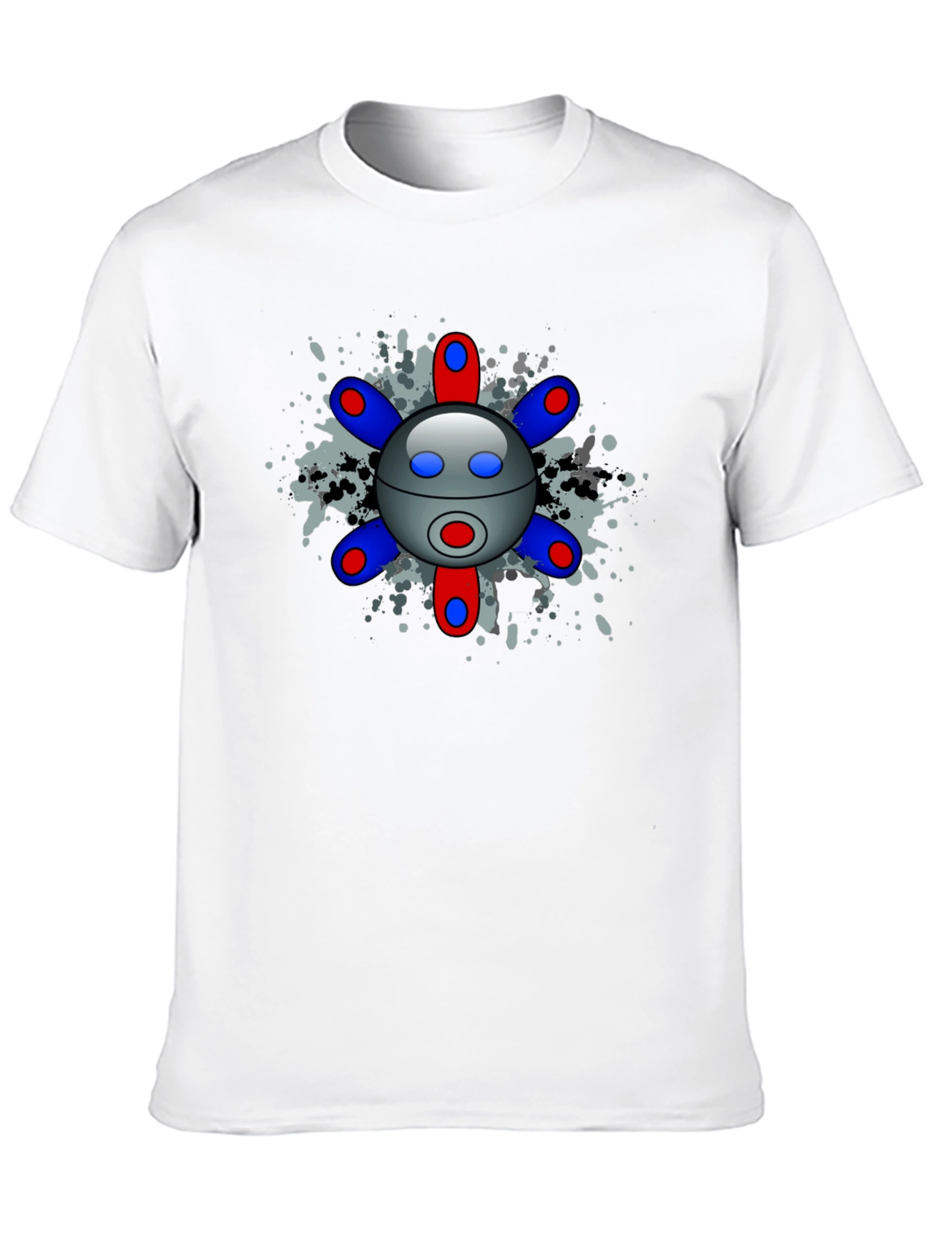 Atomic Robot Graphic Tee - Fun Unique Design