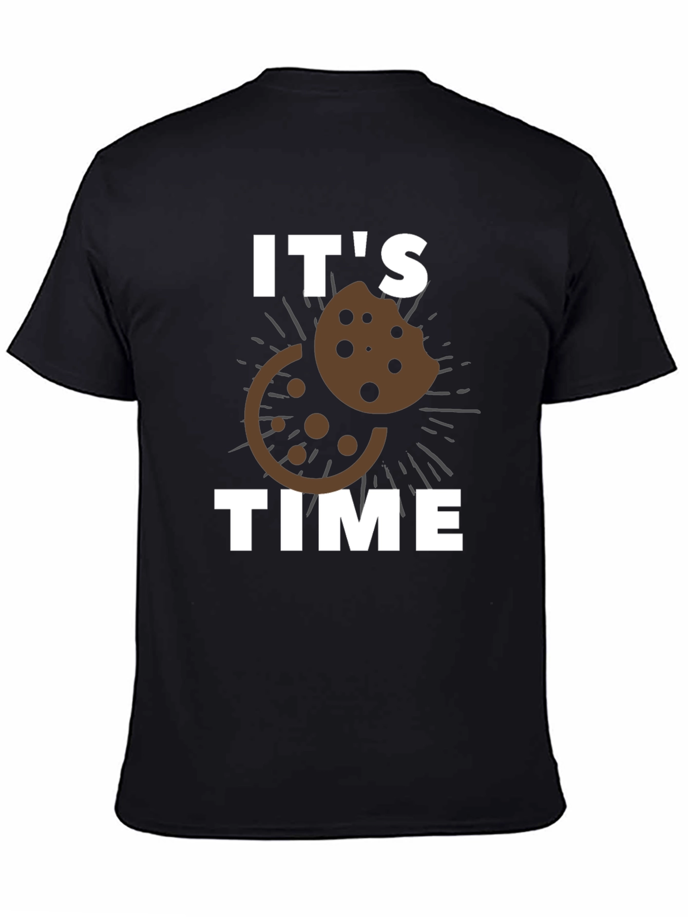 Its Cookie Time Graphic Tee - Black