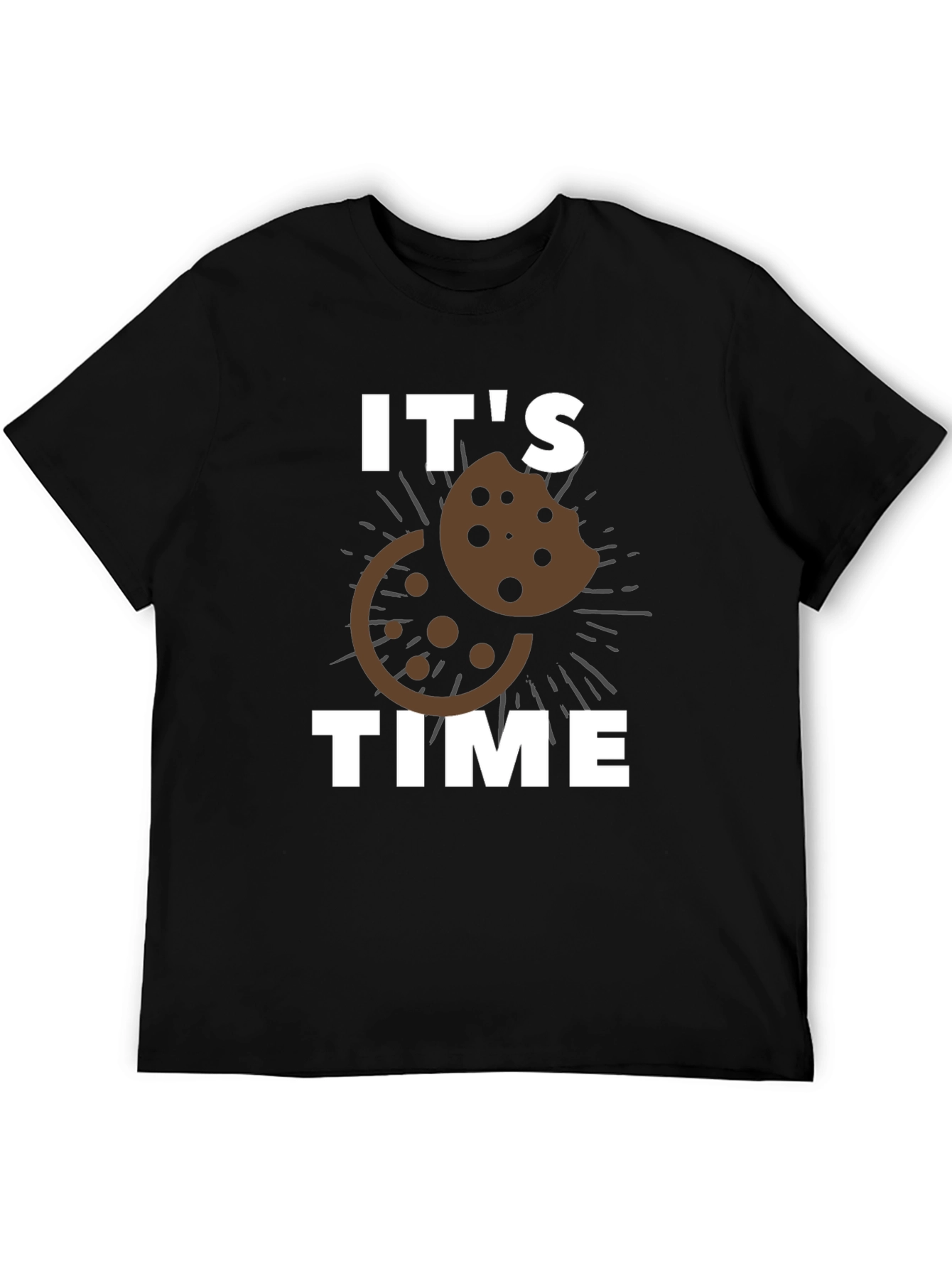 Its Cookie Time Graphic Tee - Black