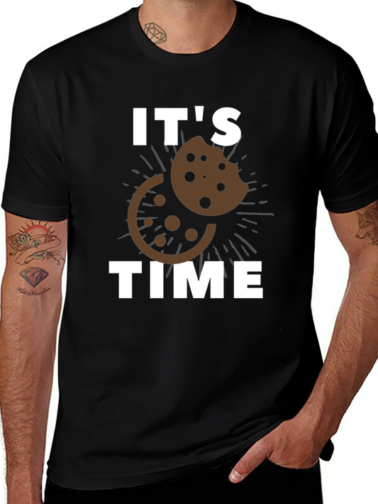 Its Cookie Time Graphic Tee - Black