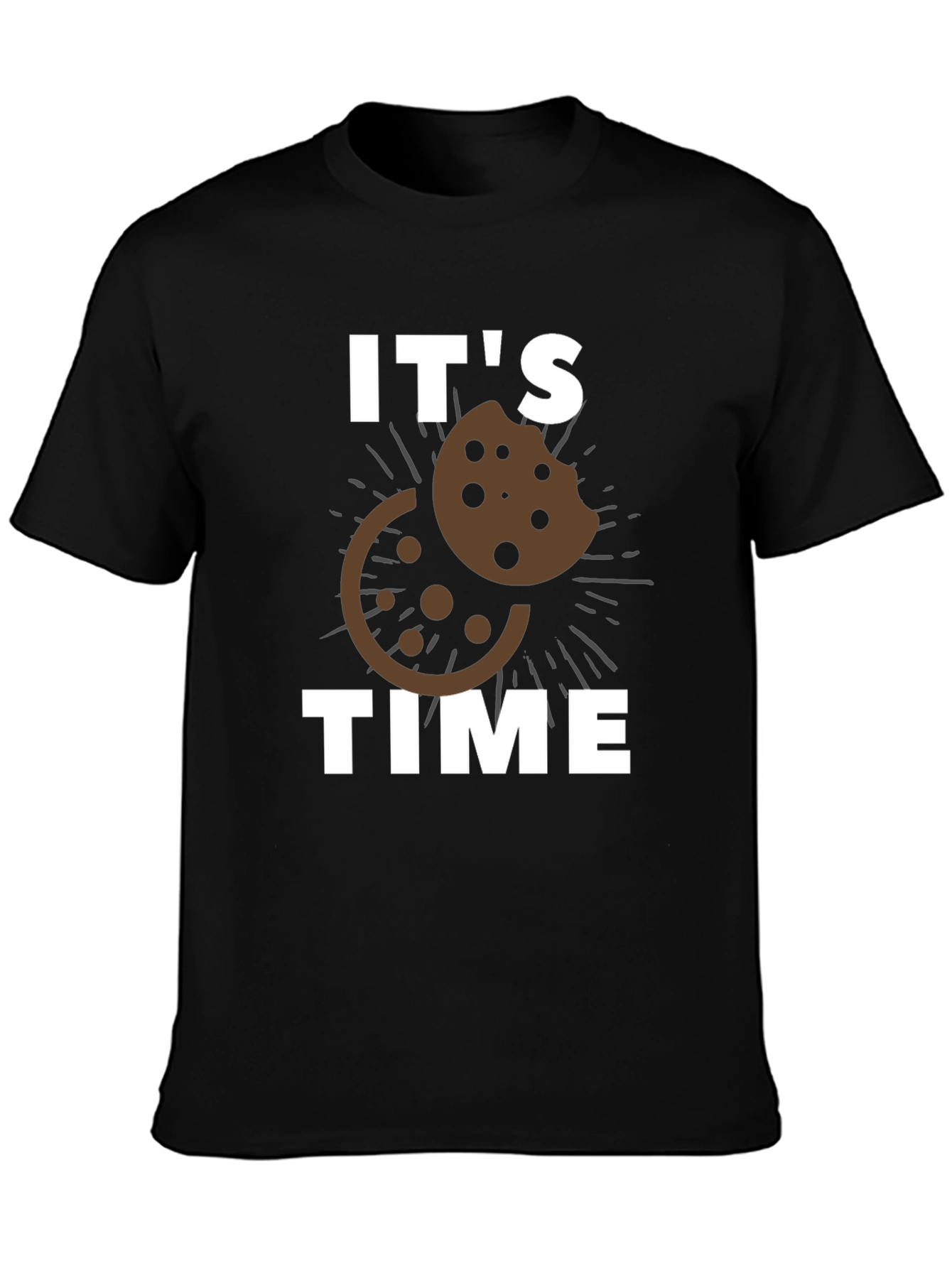 Its Cookie Time Graphic Tee - Black