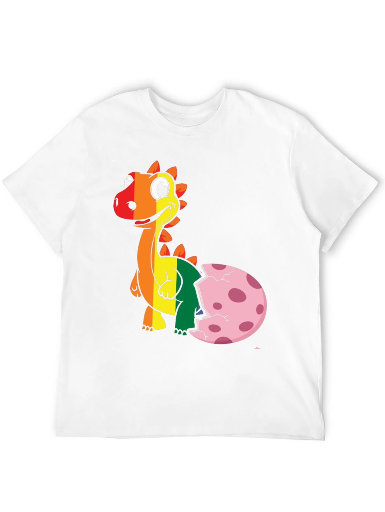 Rainbow Dinosaur Hatching T-Shirt