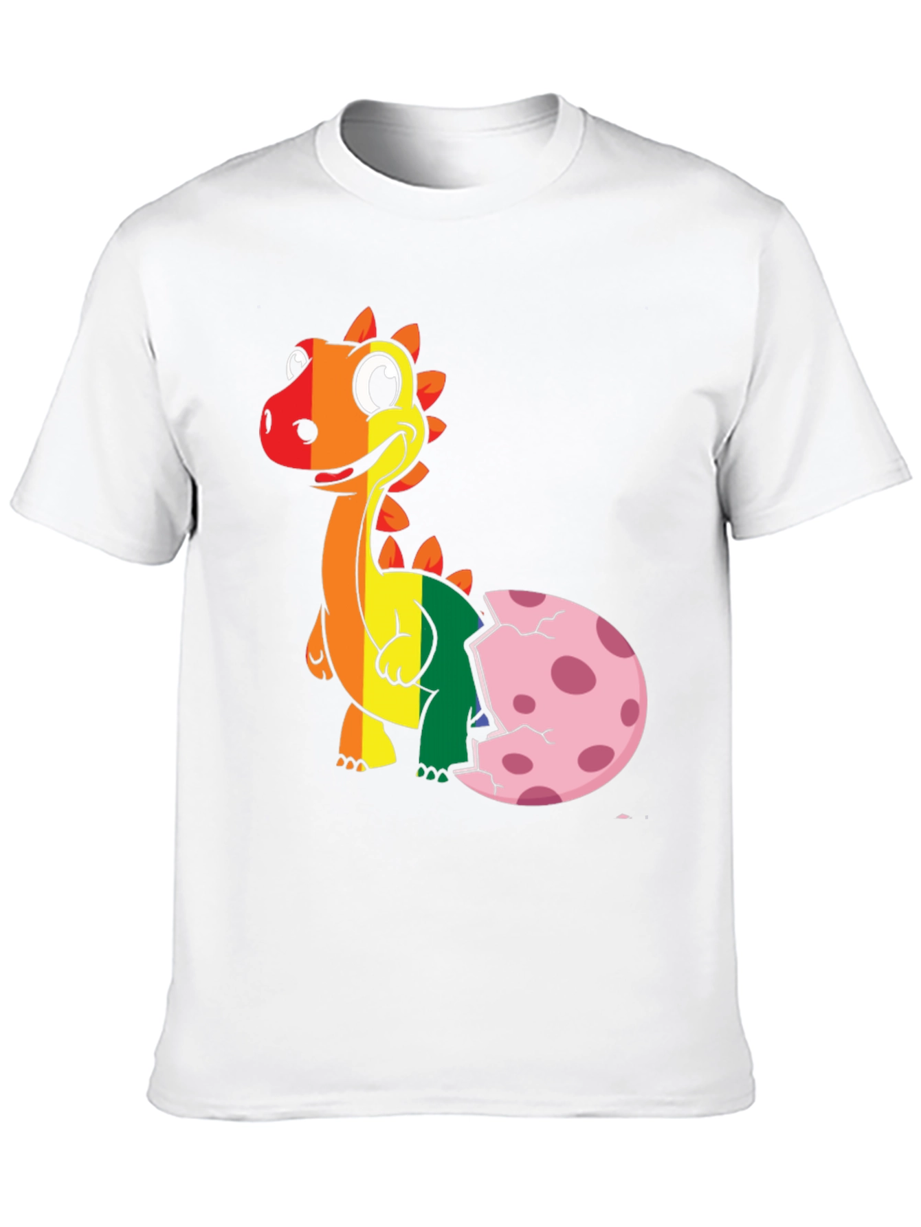 Rainbow Dinosaur Hatching T-Shirt