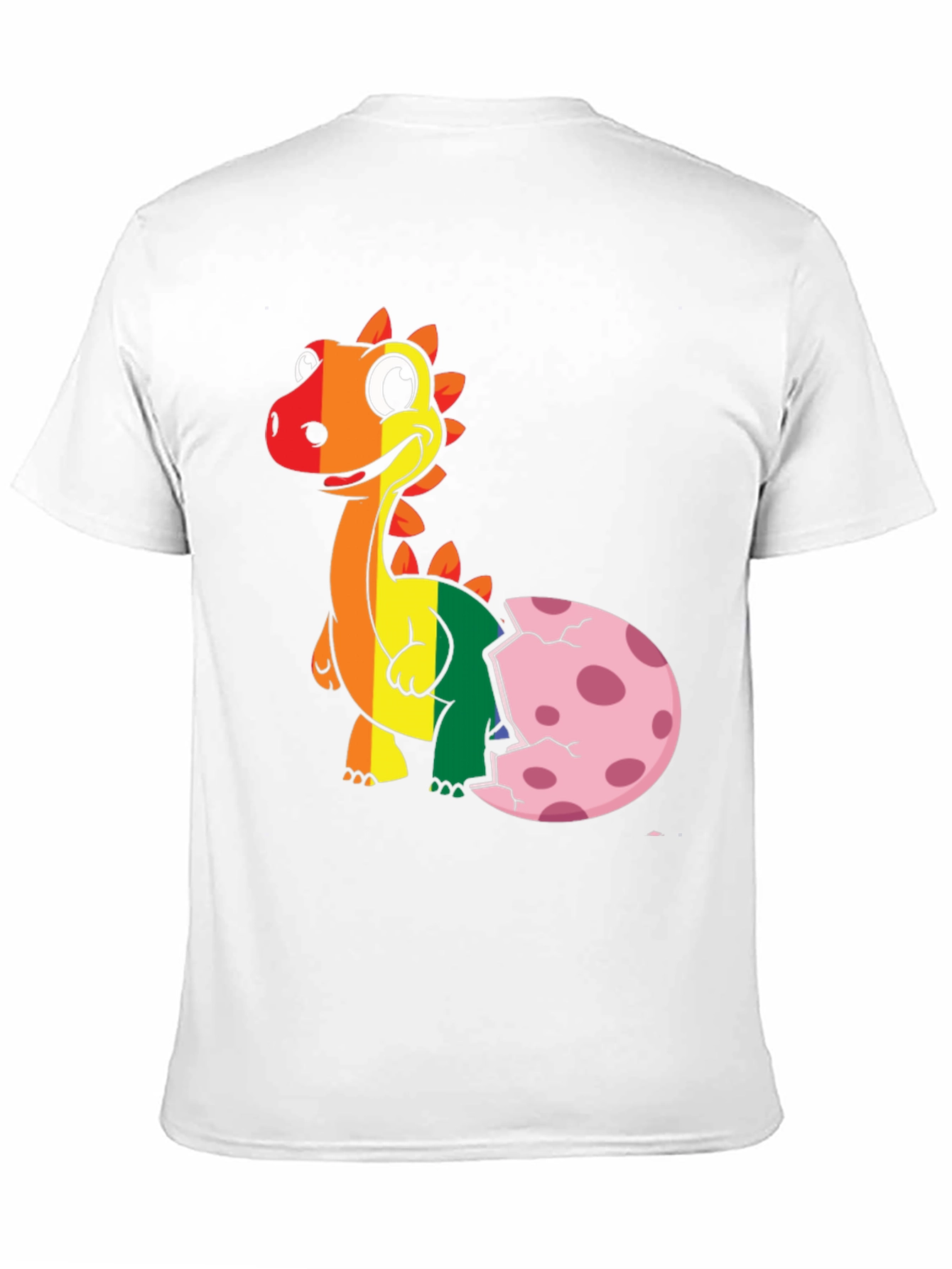 Rainbow Dinosaur Hatching T-Shirt