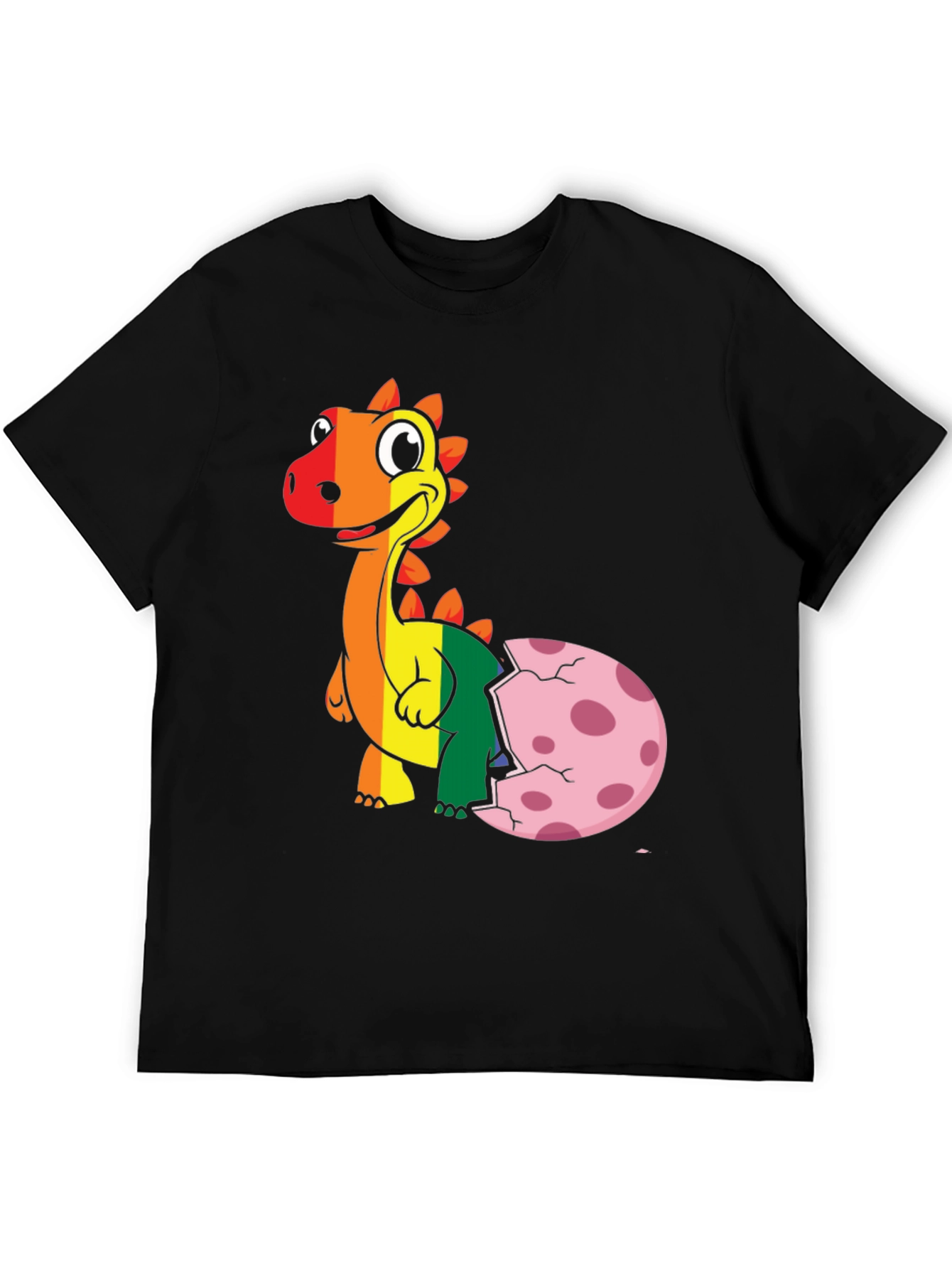 Rainbow Dinosaur Hatching T-Shirt
