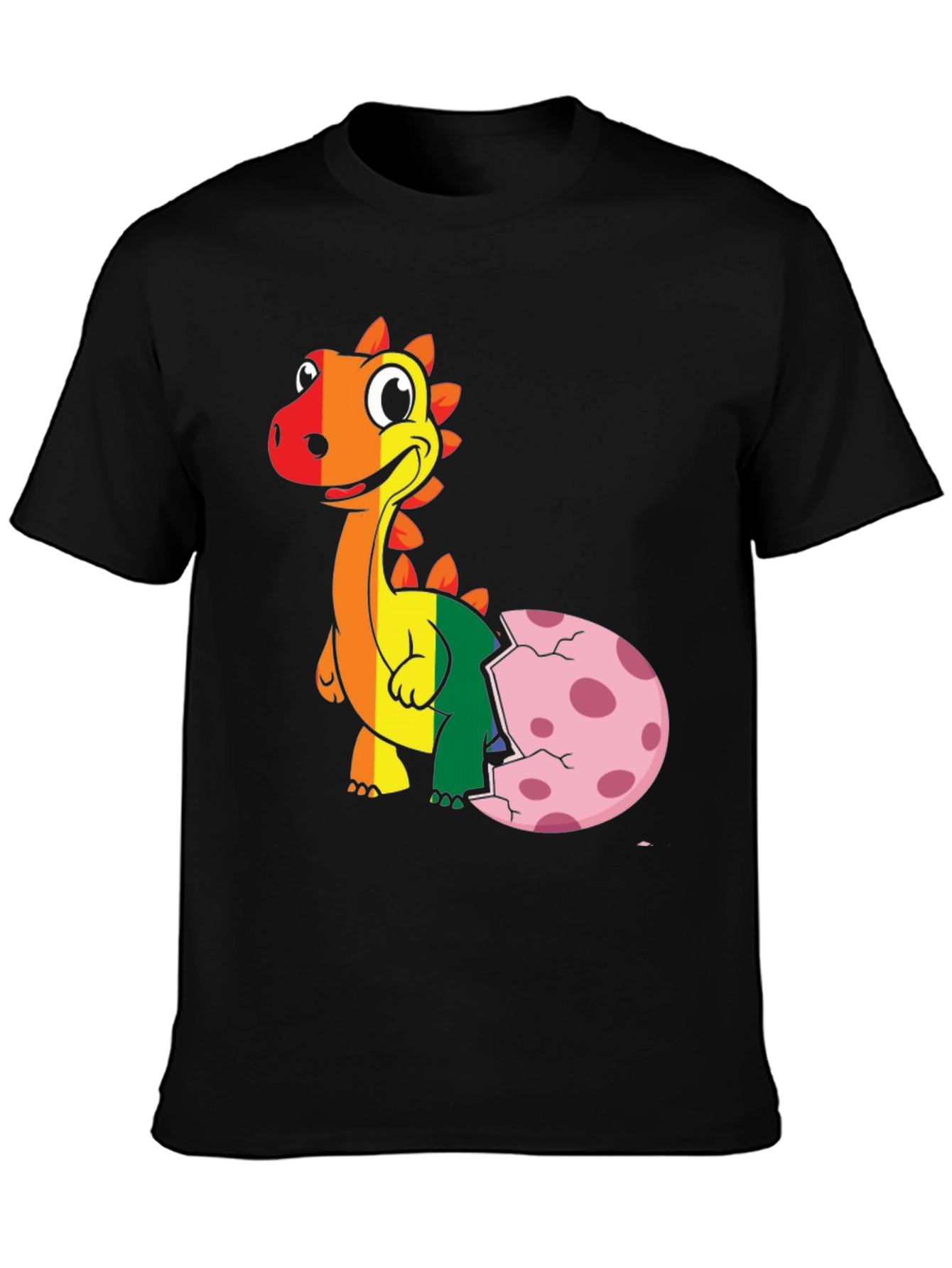 Rainbow Dinosaur Hatching T-Shirt