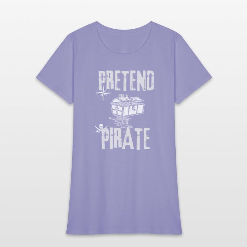 Pretend I'm a Pirate Skull Crossbones Easy Funny H