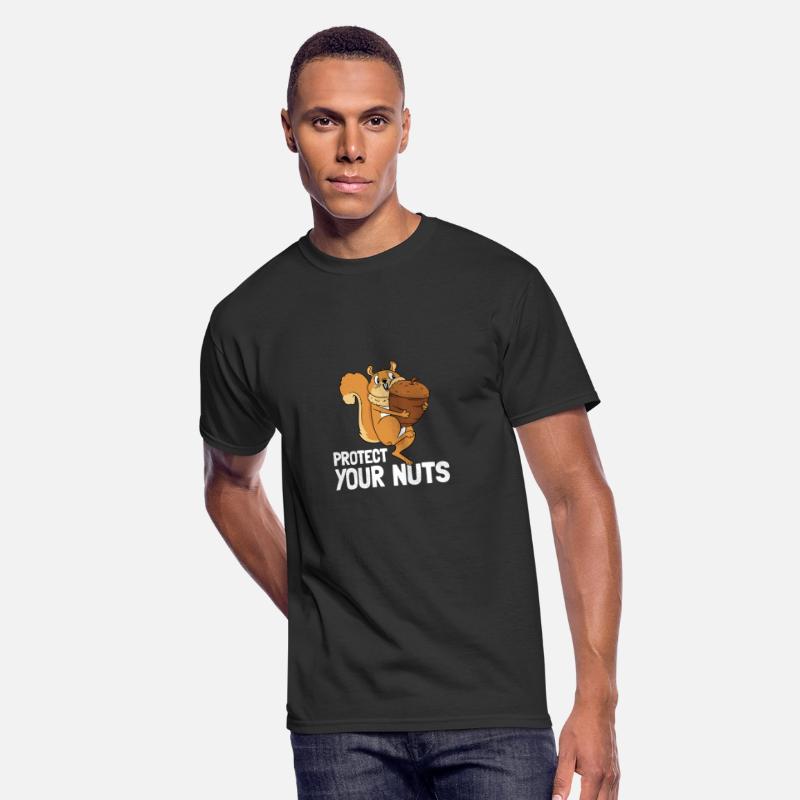 Protect Your Nuts Deez Nuts Men's Funny Squirrelfu