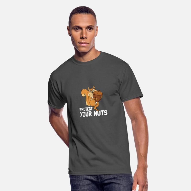 Protect Your Nuts Deez Nuts Men's Funny Squirrelfu