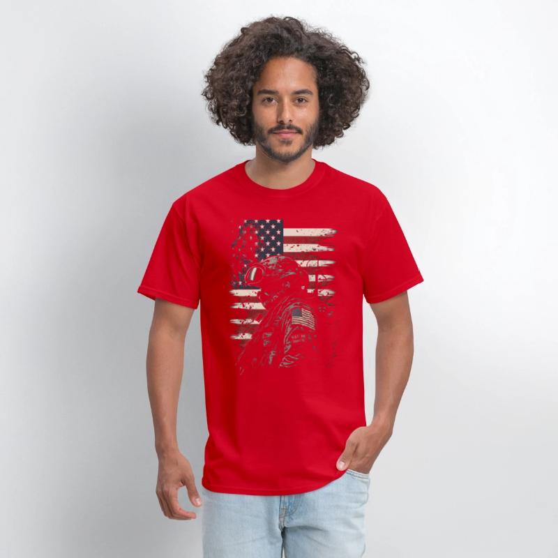 Proud Soldier Stars and Stripes US Flag Veteran