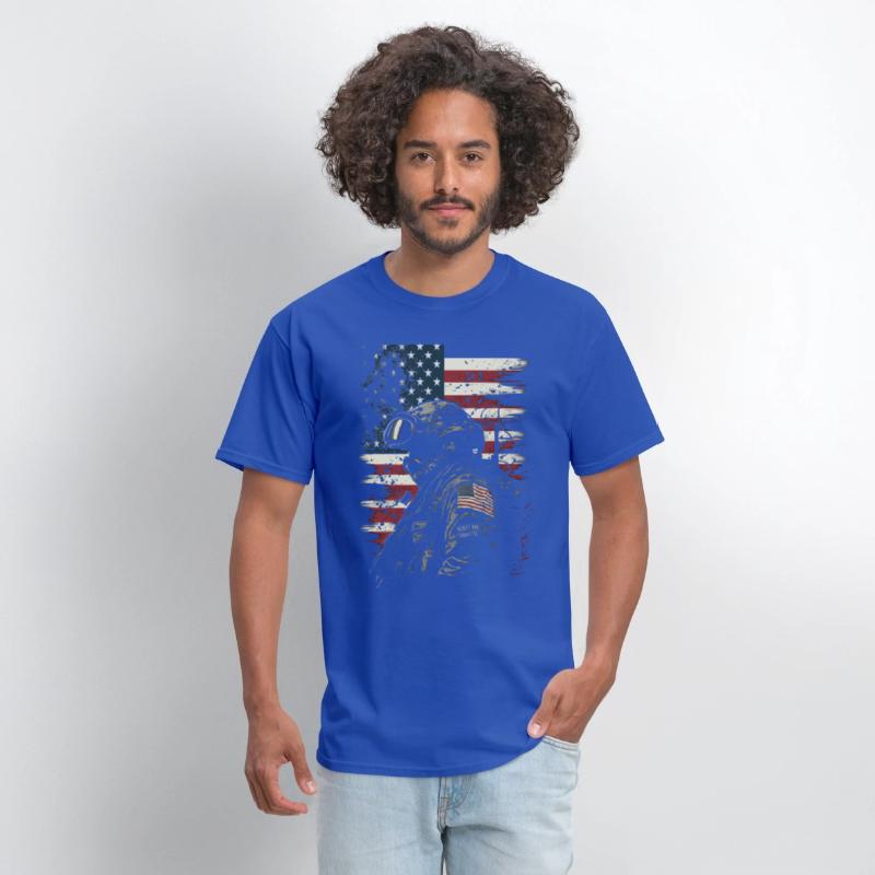Proud Soldier Stars and Stripes US Flag Veteran