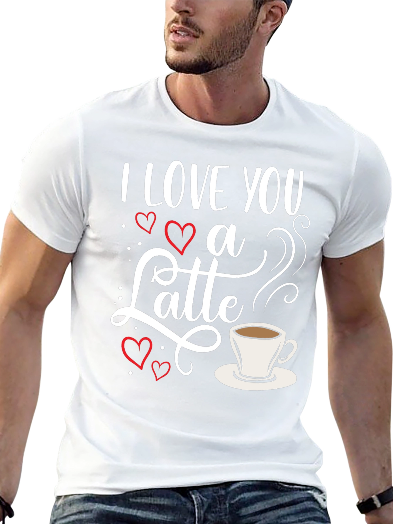 I Love You a Latte Graphic T-Shirt