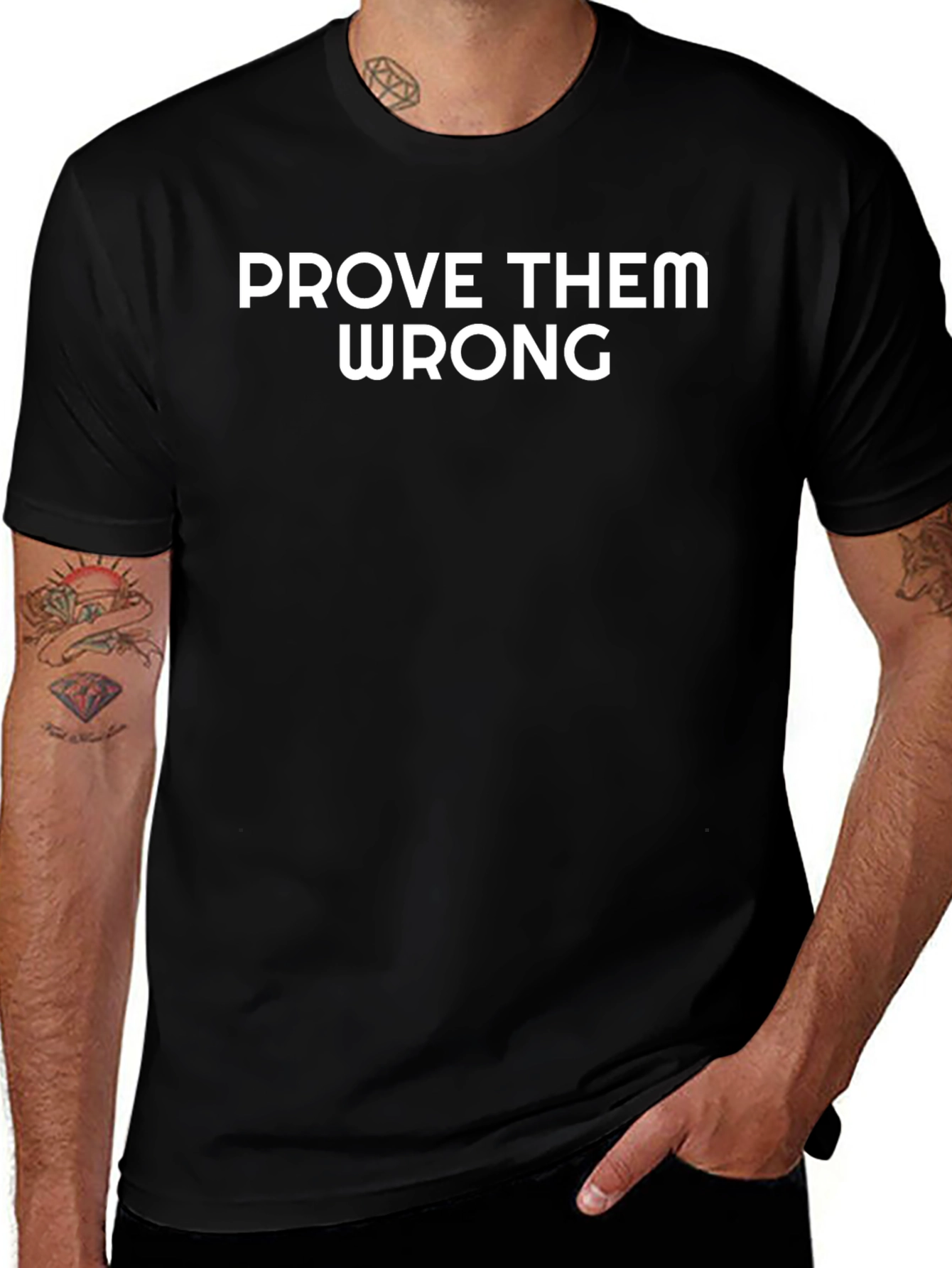 Prove Them Wrong Graphic Tee - Black