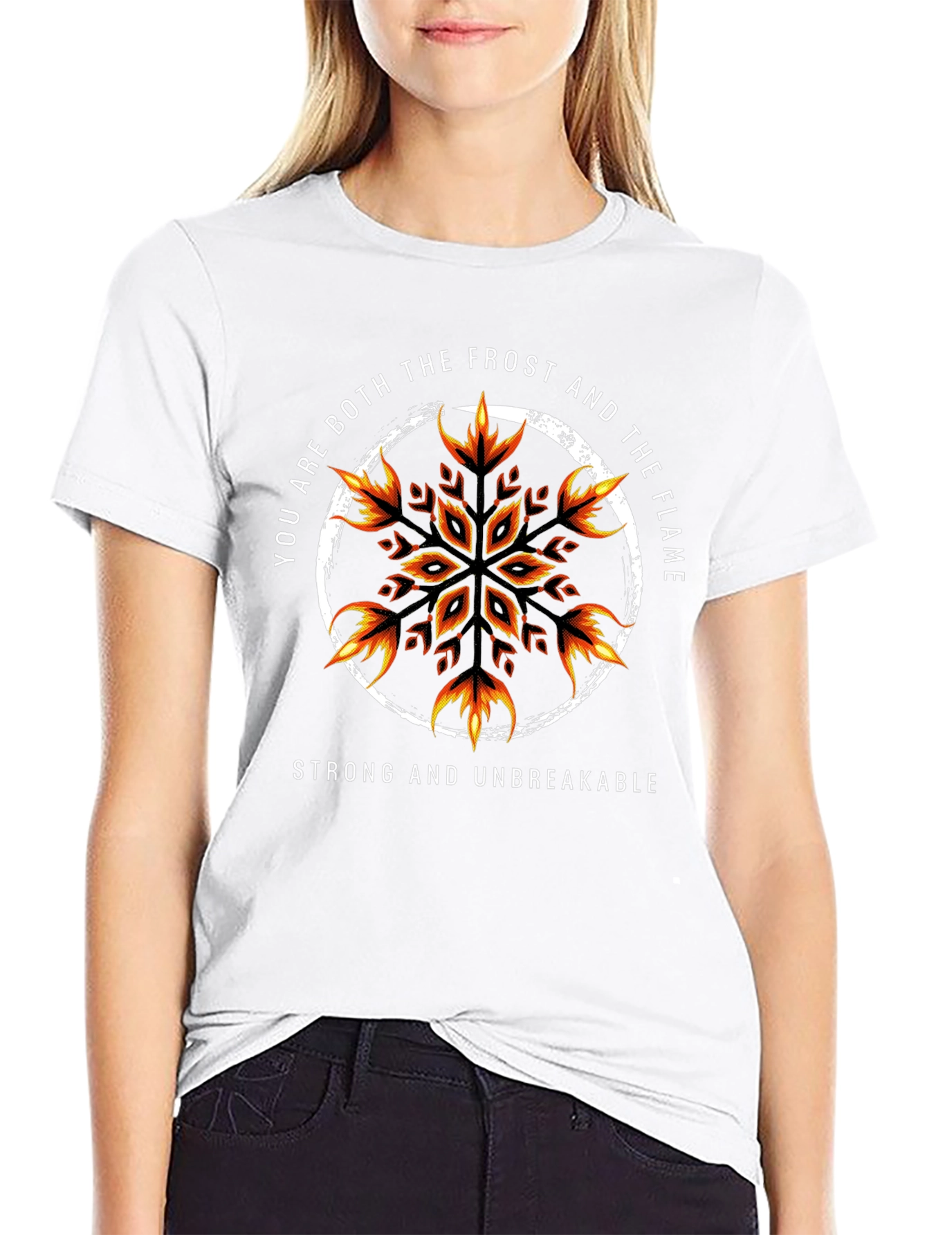 Frost and Flame Graphic Tee