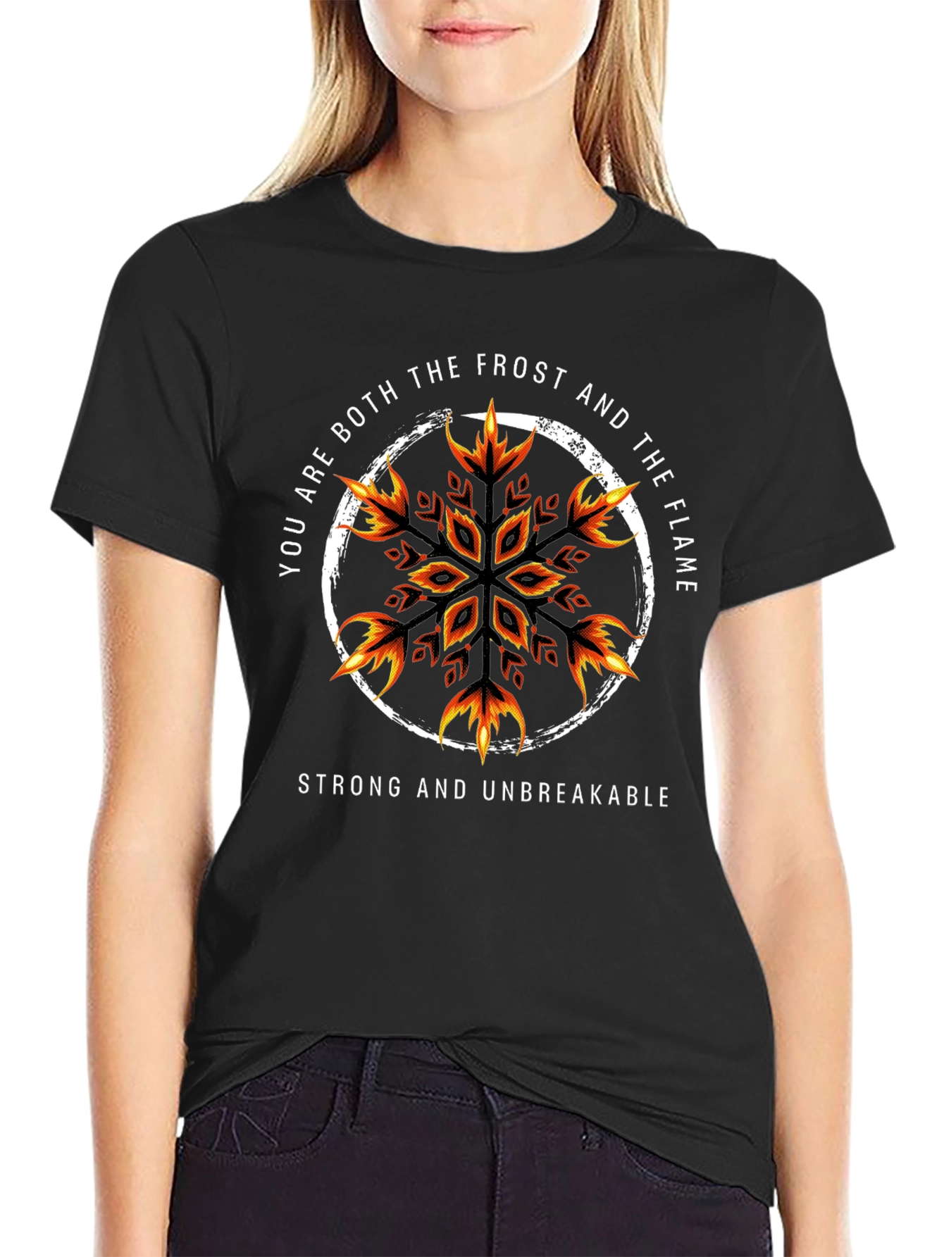 Frost and Flame Graphic Tee