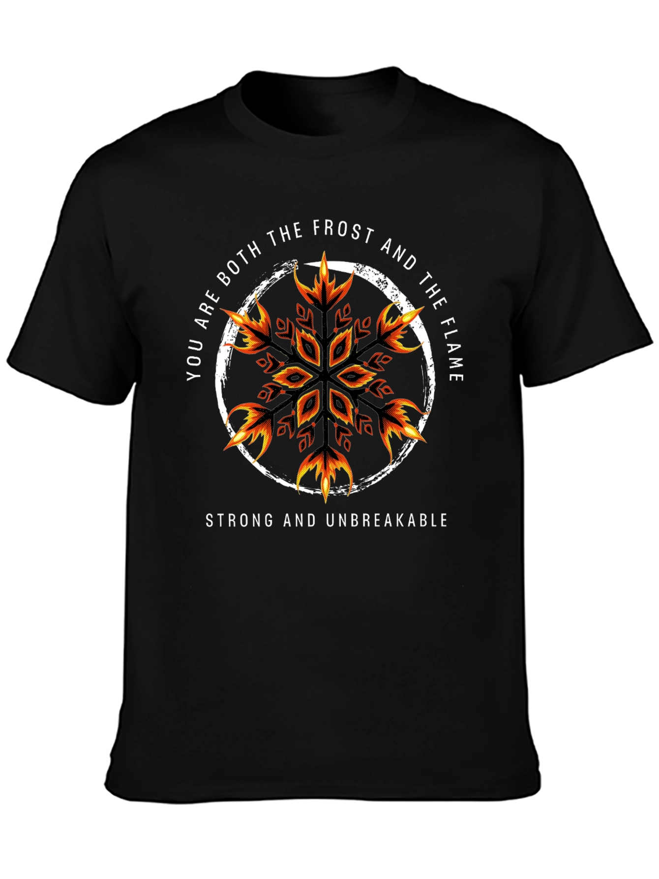 Frost and Flame Graphic Tee