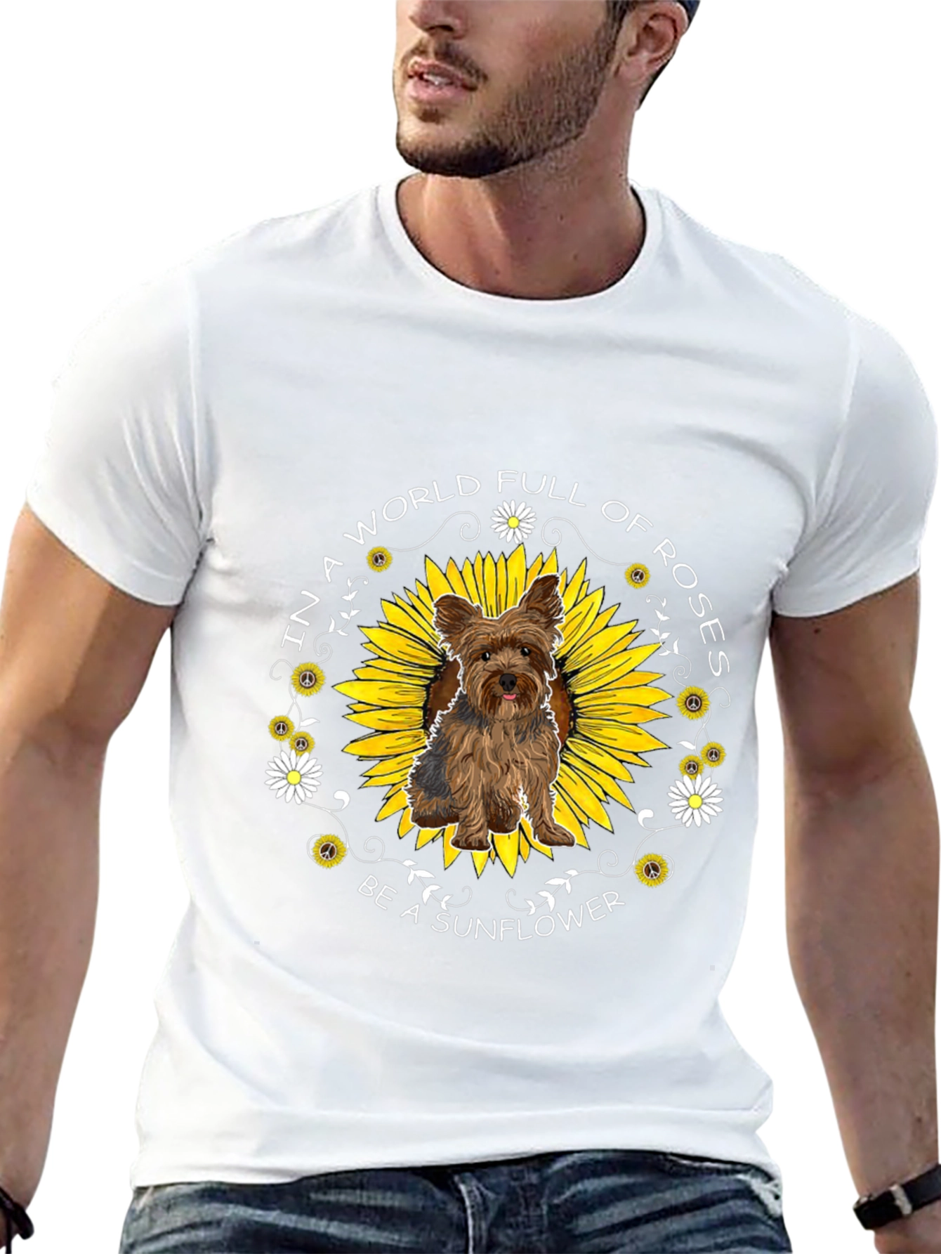 Be a Sunflower Yorkie T-Shirt