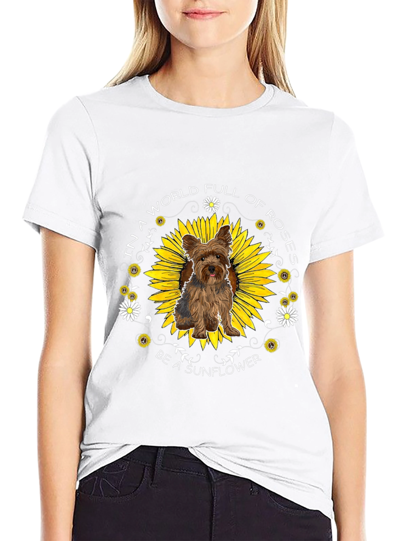Be a Sunflower Yorkie T-Shirt