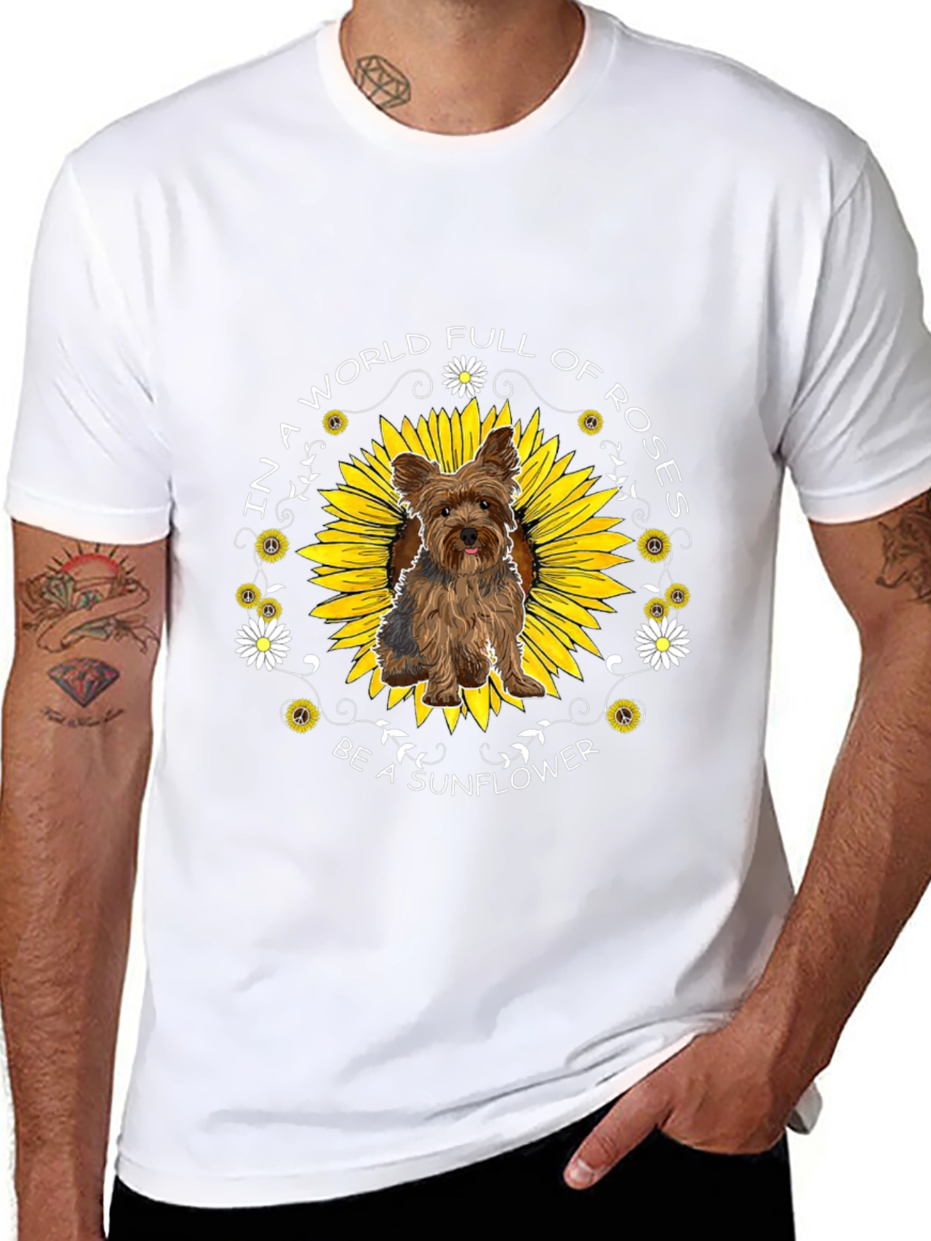 Be a Sunflower Yorkie T-Shirt