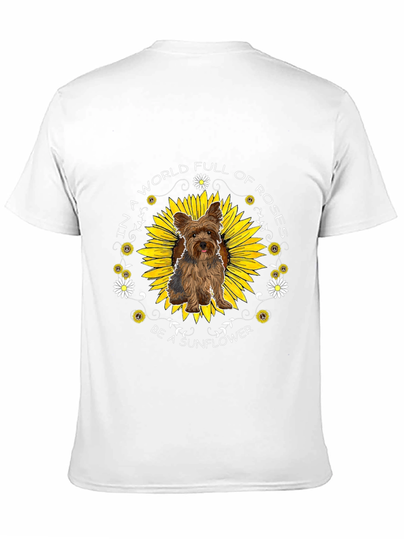 Be a Sunflower Yorkie T-Shirt