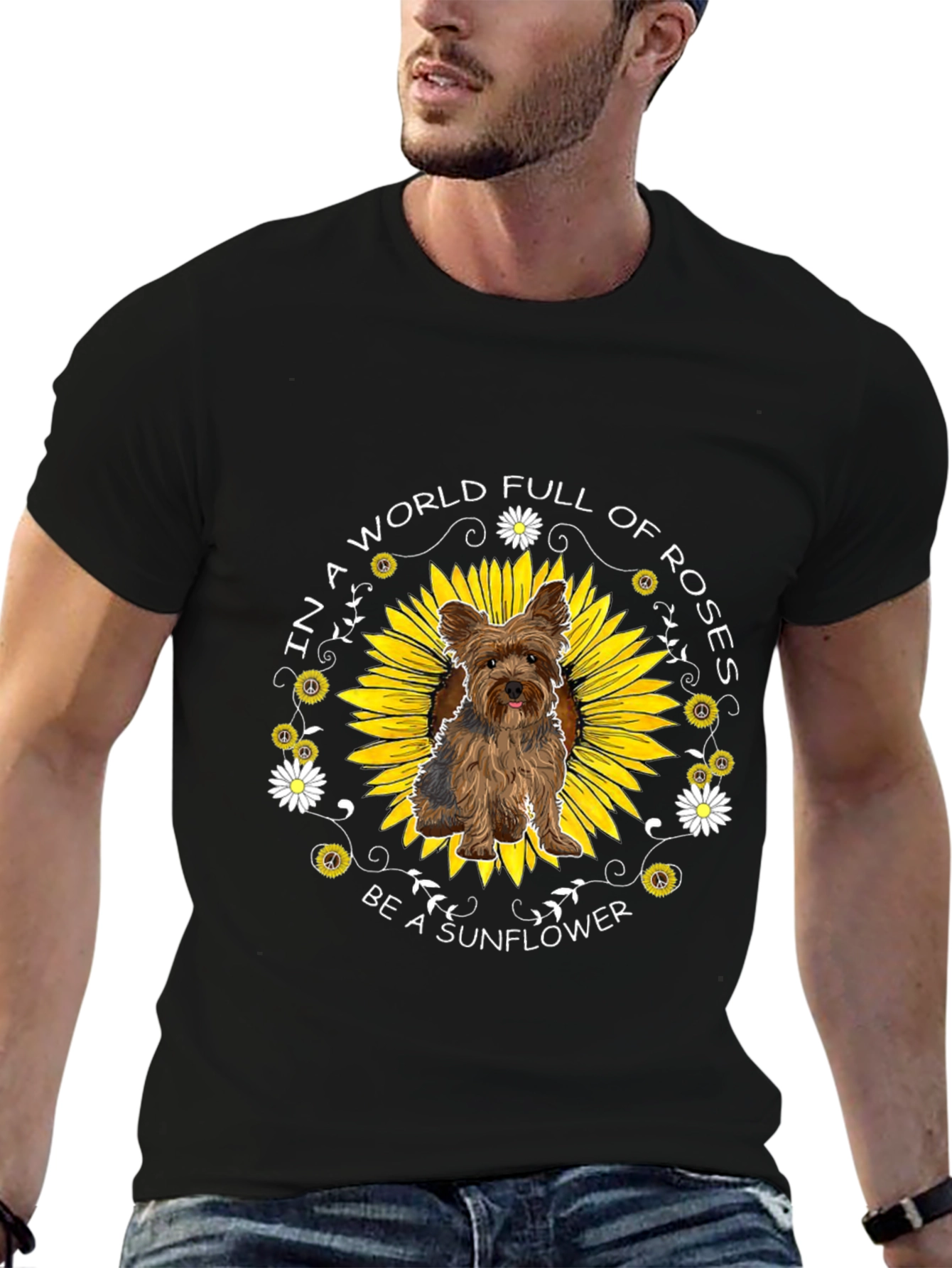 Be a Sunflower Yorkie T-Shirt