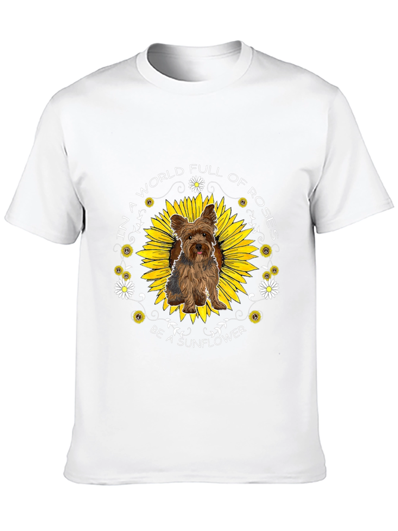 Be a Sunflower Yorkie T-Shirt