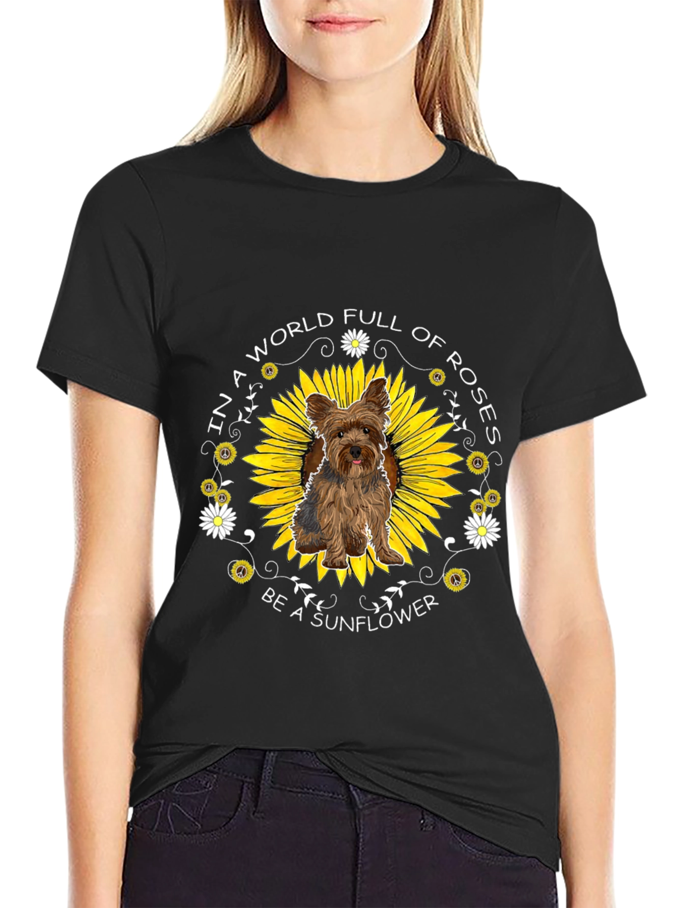 Be a Sunflower Yorkie T-Shirt