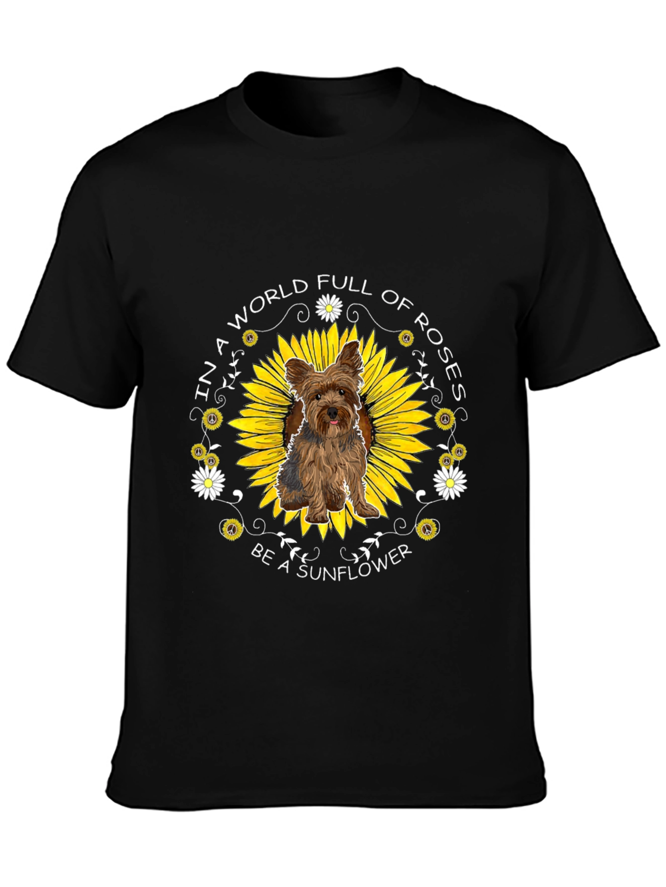 Be a Sunflower Yorkie T-Shirt