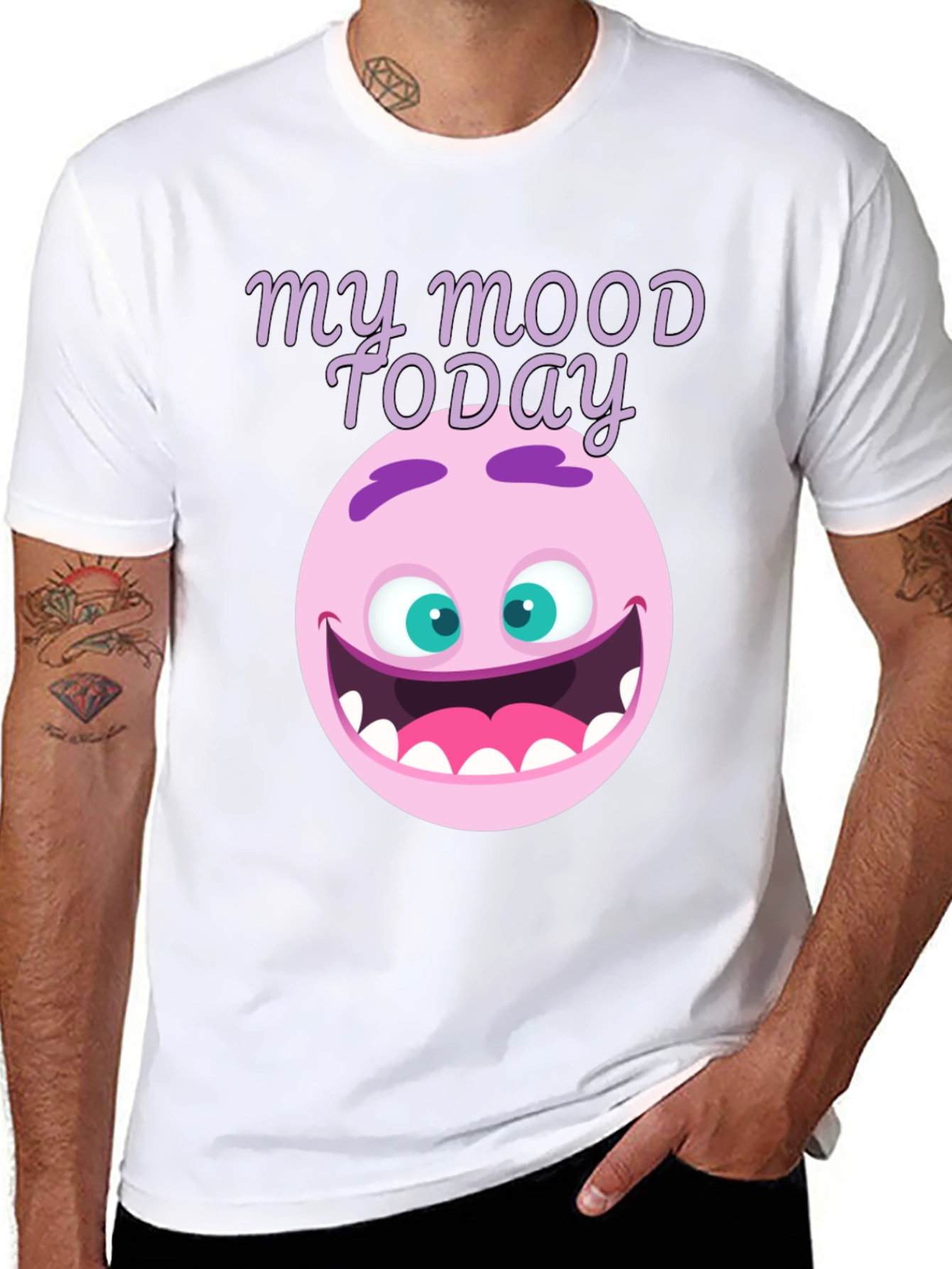 Funny Mood Today Graphic T-Shirt