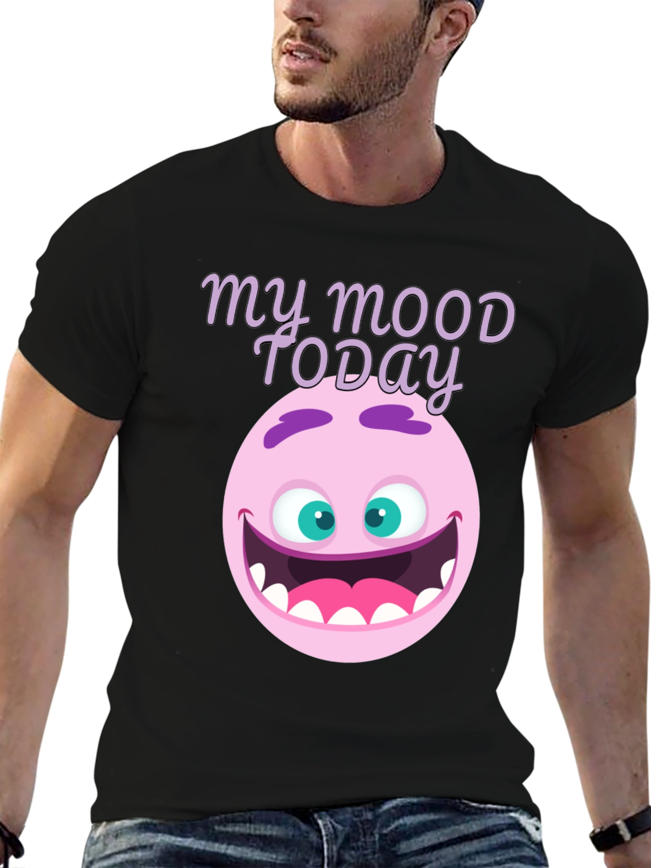 Funny Mood Today Graphic T-Shirt