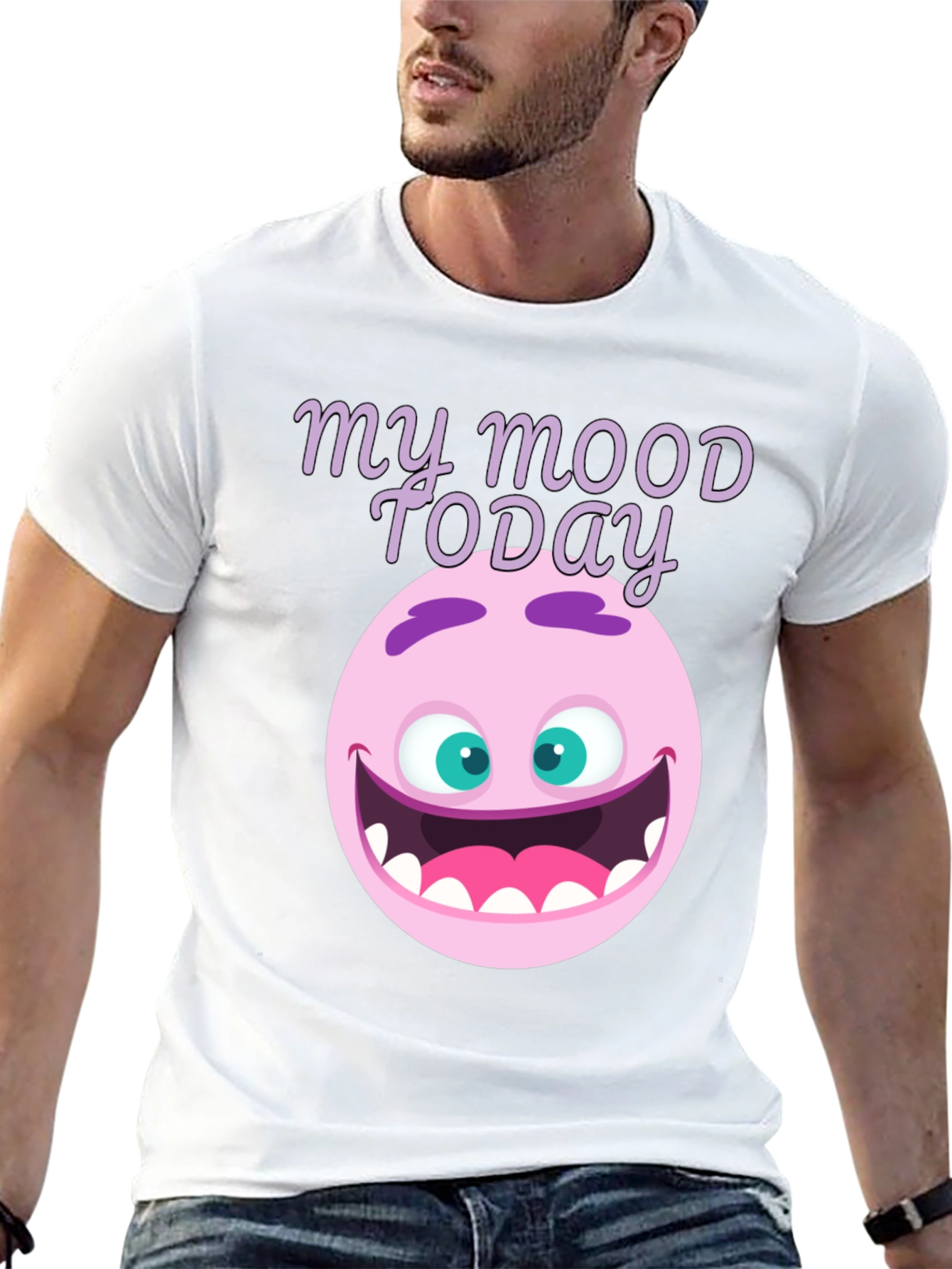 Funny Mood Today Graphic T-Shirt