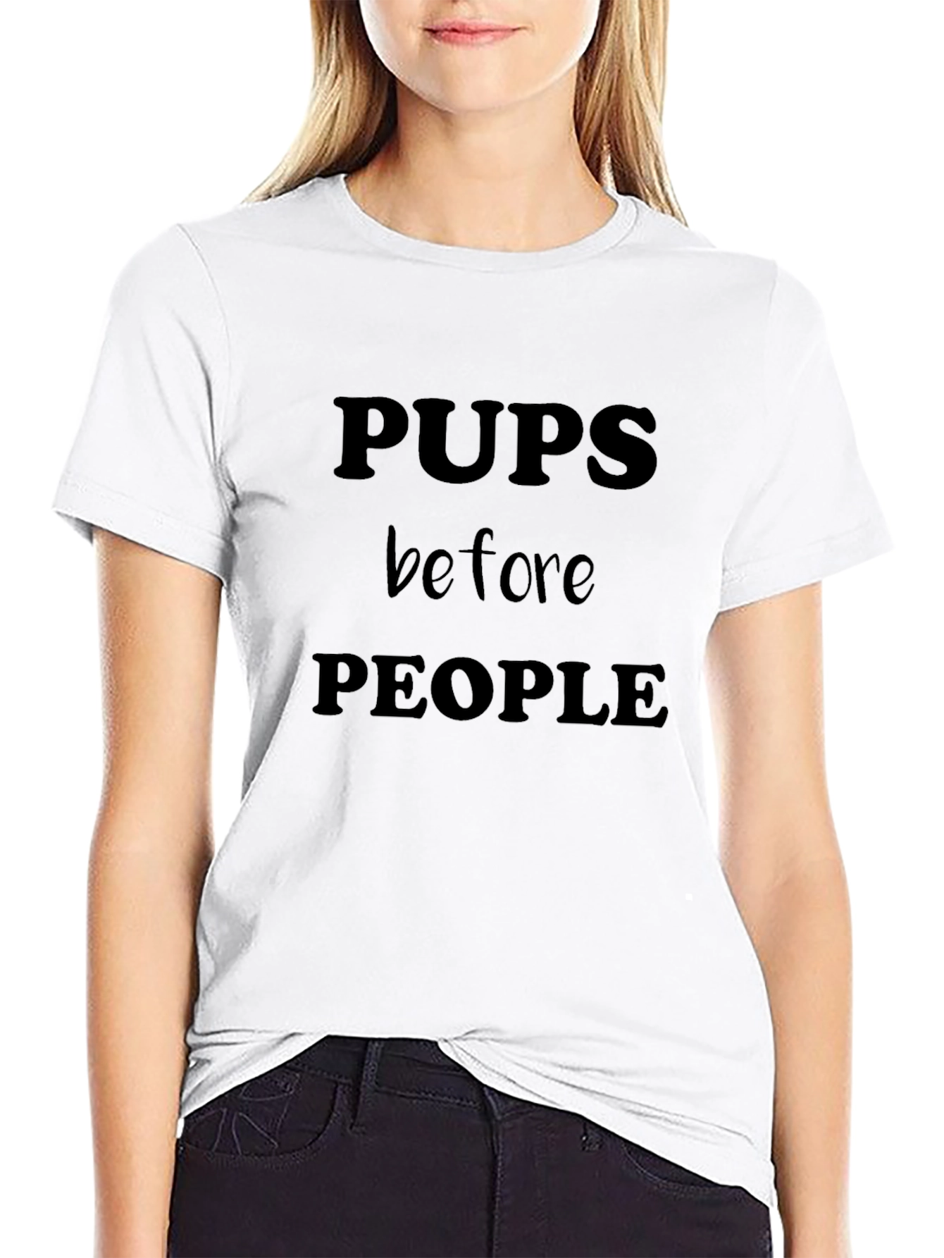 Pups Before People Graphic T-Shirt
