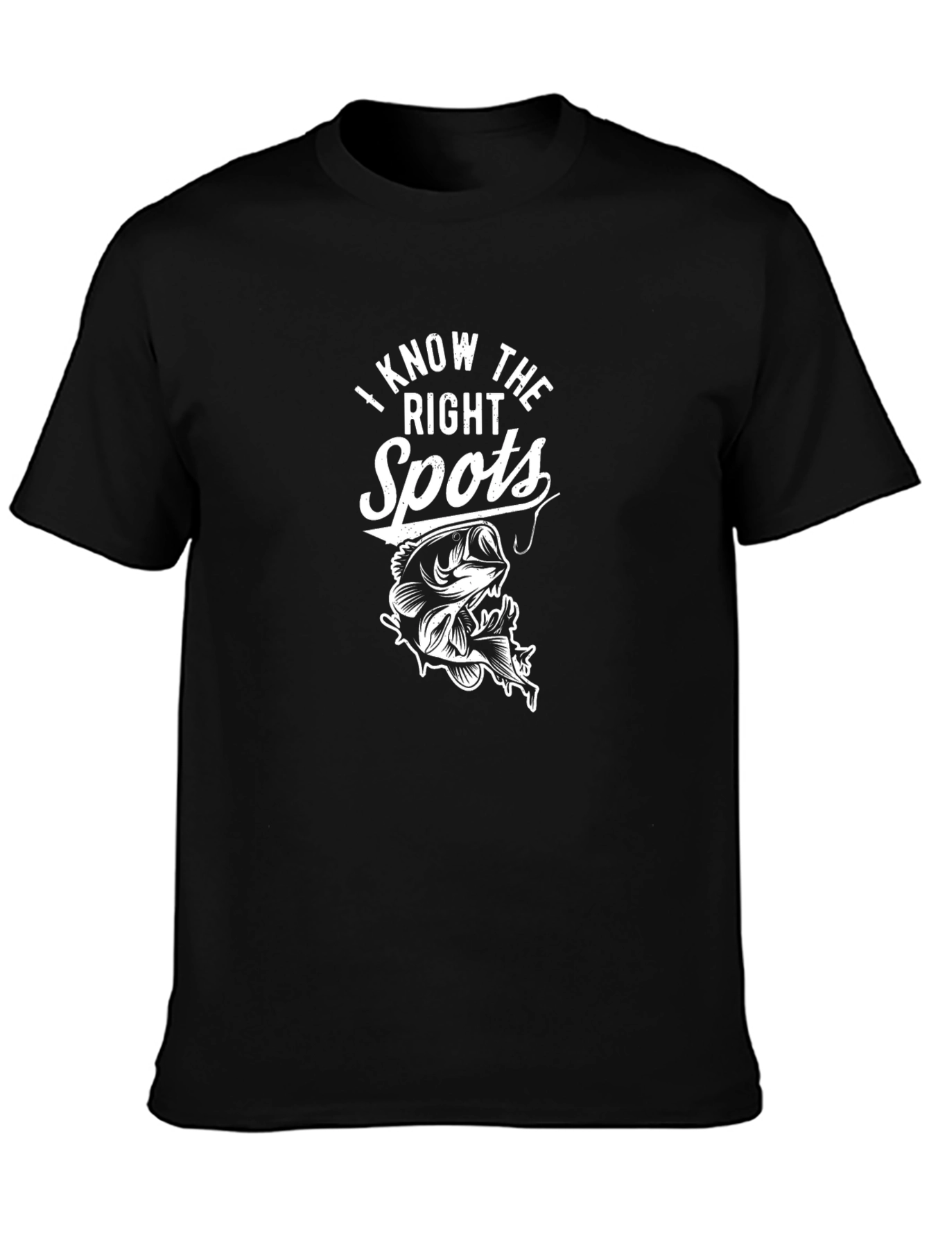 Fishing T-Shirt - I Know The Right Spots
