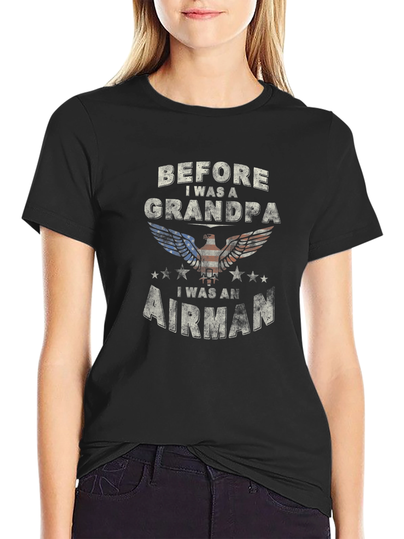 Before Grandpa Airman Graphic Tee