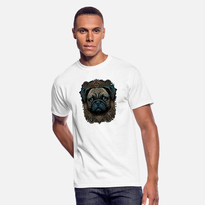 pug dog art